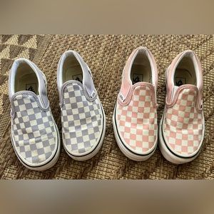 Vans Checkered Slip-ons Pink & Purple